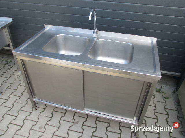 Zlew Gastronomiczny 2 Komorowy Drzwi Suwane Ostrów Wielkopolski