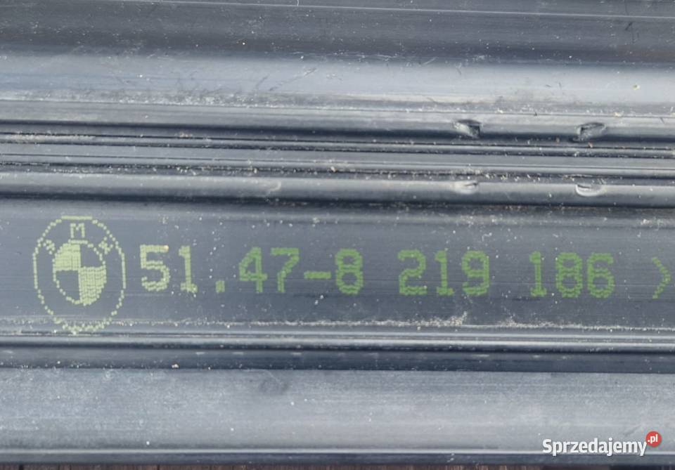BMW 3 E46 SEDAN listwy nakładki progowe lewa kujawsko-pomorskie