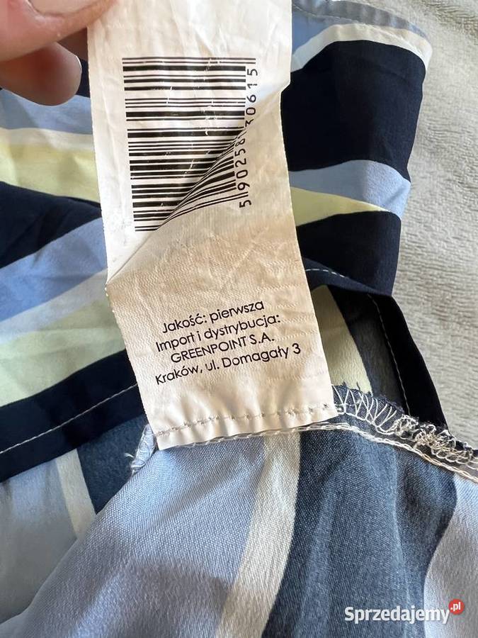 Koszula koszulka bluzka top bez rękawów żółty/złoty Jasło