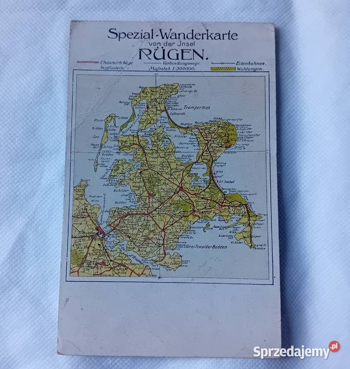 Pocztówka SpecialWanderkarte von der Ilsen Koźminek
