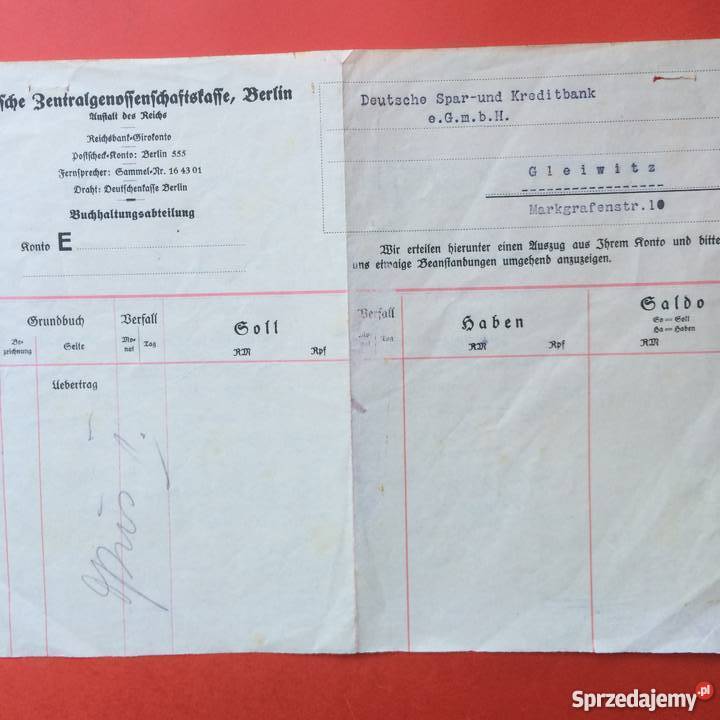 752 Dokument Niemiecki