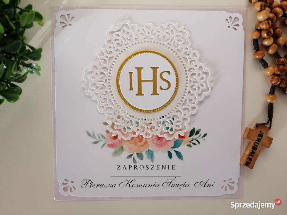 zaproszenia na komunię pierwsza komunia Święta wielkopolskie Jarocin