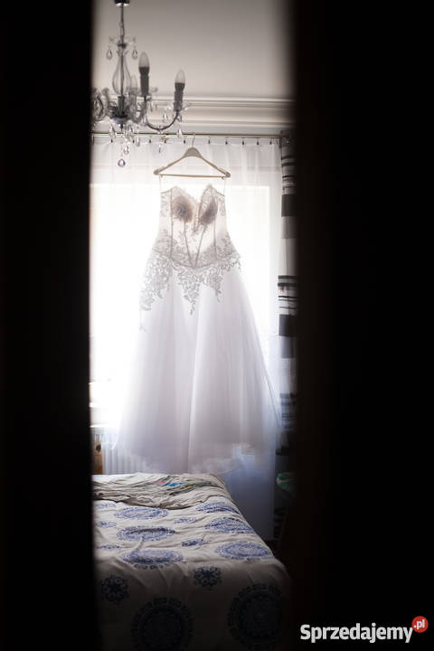 Suknia AGORA 1542 SWAROWSKI welon bolerko Wrocław sprzedam