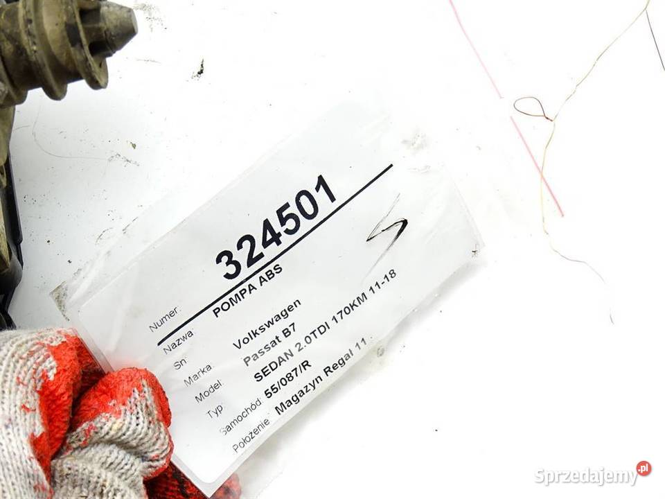 POMPA ABS VW PASSAT B7 3AA614109AD 20 170 1015 Układ ABS i ESP