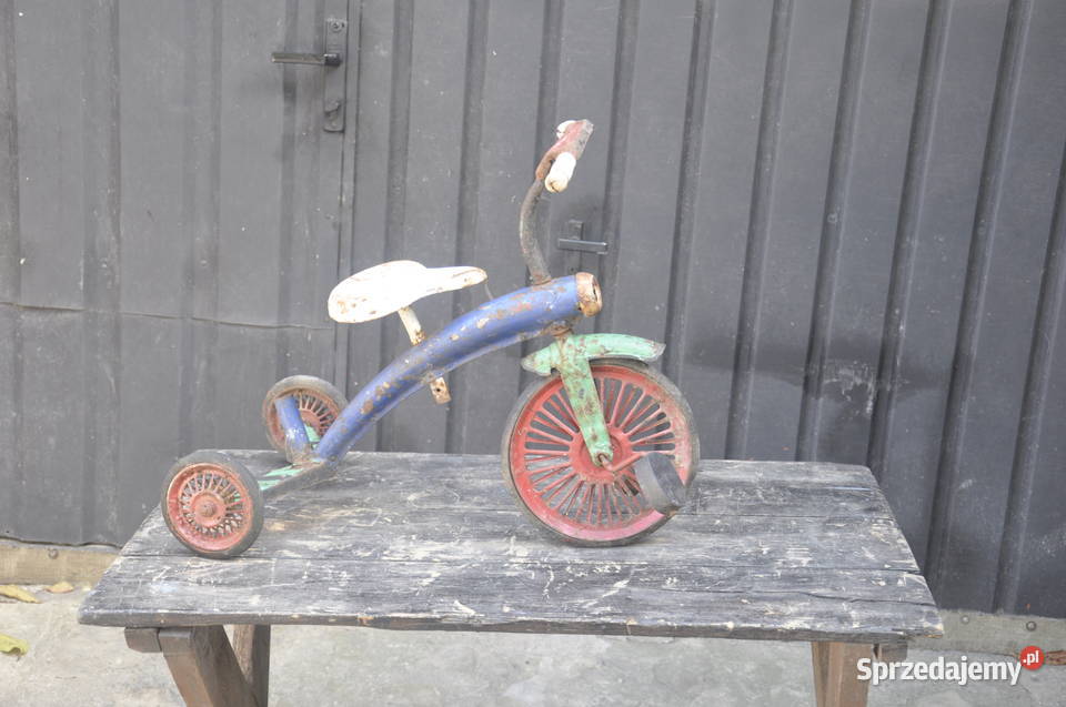 Triciclo Vintage Anni 40 Rowerek Metalow podkarpackie Rzeszów sprzedam