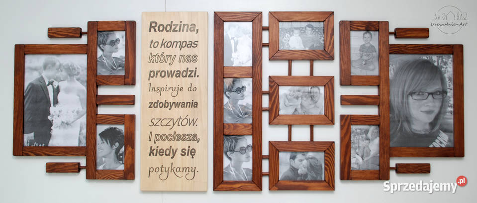 Galeria Multirama z drewna Ramka na zdjęcia Foto Gorzów Wielkopolski sprzedam