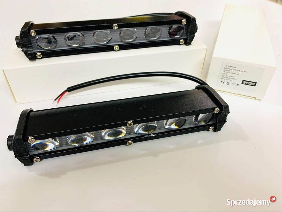 2 x Lampy Led dalekosiężne szperacz slim 18W 18 sprzedam