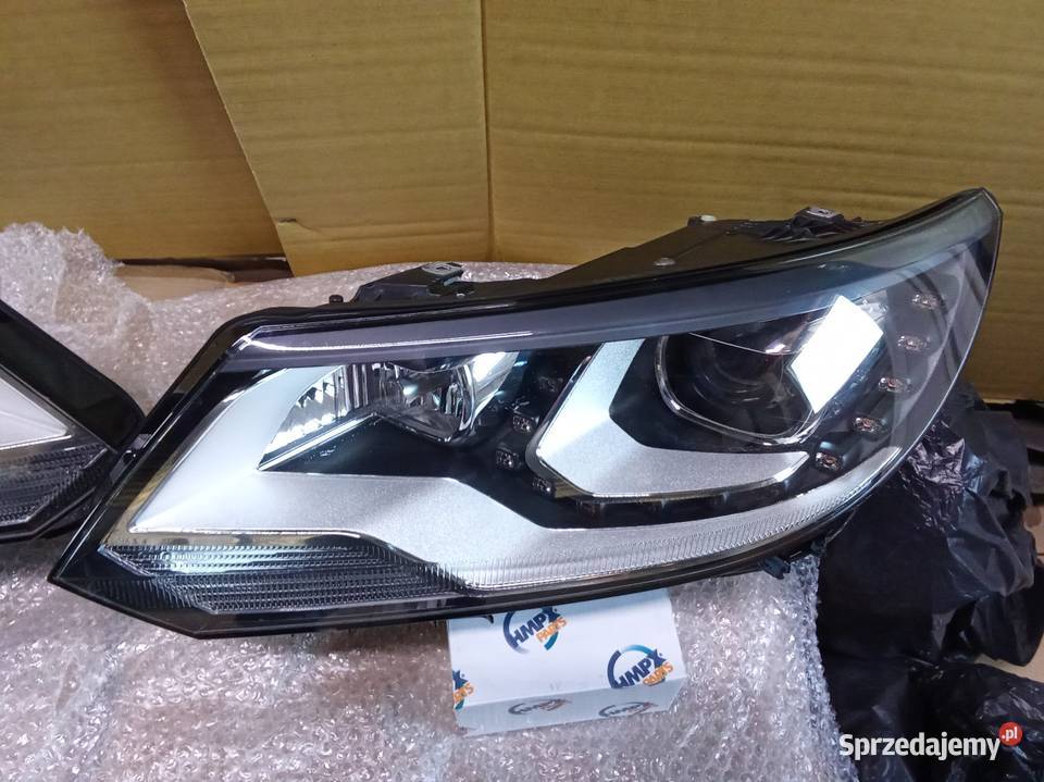 VW TiguanI lift reflektory bixenon LED skrętny osobowe dolnośląskie Kamieniec Wrocławski
