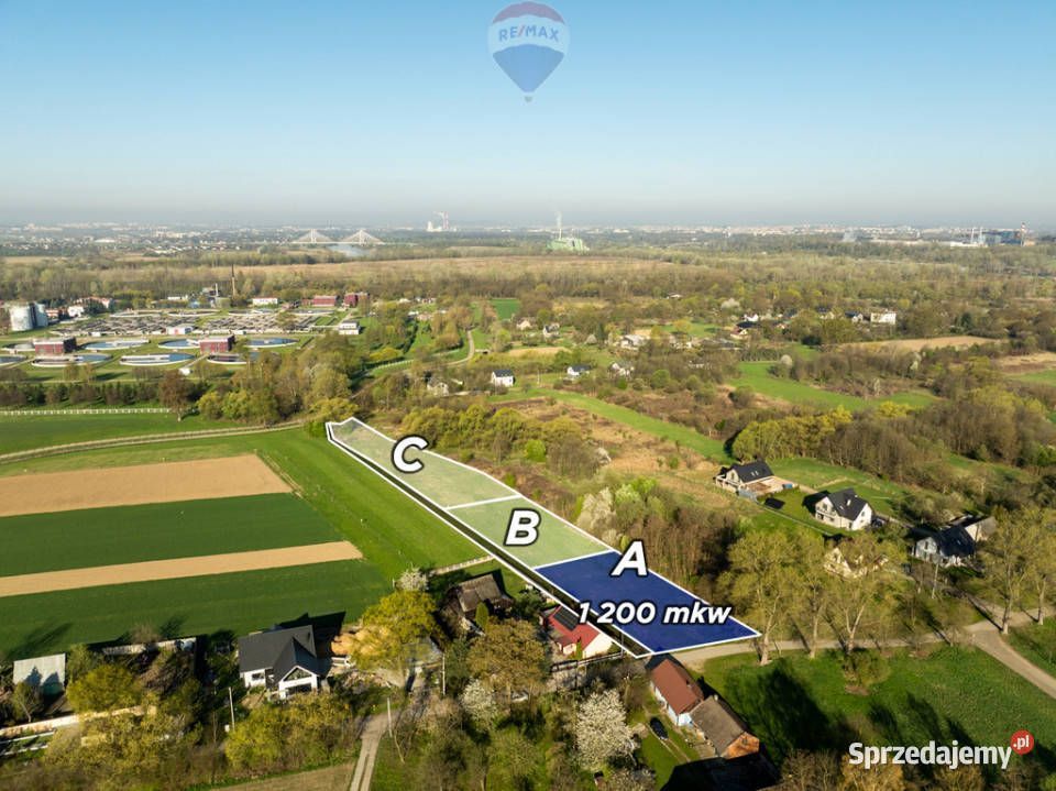 Budowlana działka w Krakowie Suchy Jar A Kraków sprzedam