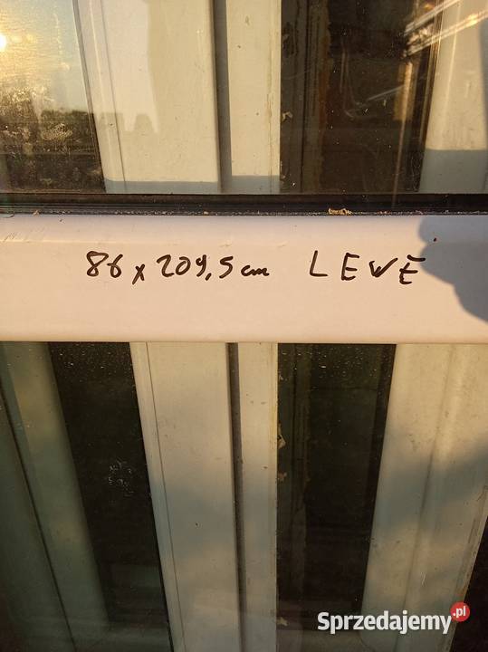 Sprzedam okno balkonowe używane 86 x 2095lewe lubelskie