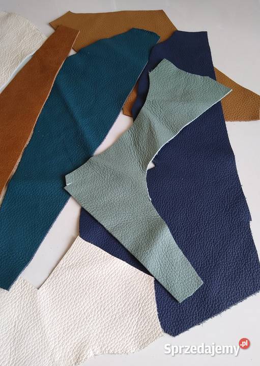 Skóra Licowa Włoska średnie i małe kawałki 6