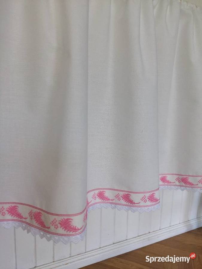 Zazdrostka lambrekin panel bawelna Mirosławiec