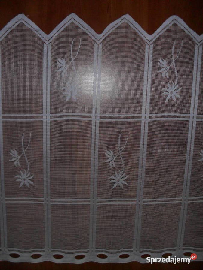 zazdroska krótka firanka 45 65 biała dolnośląskie
