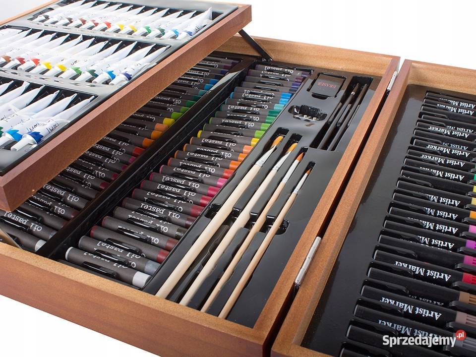 ZESTAW Artystyczny do malowania w WALIZCE 174 Wrocław sprzedam