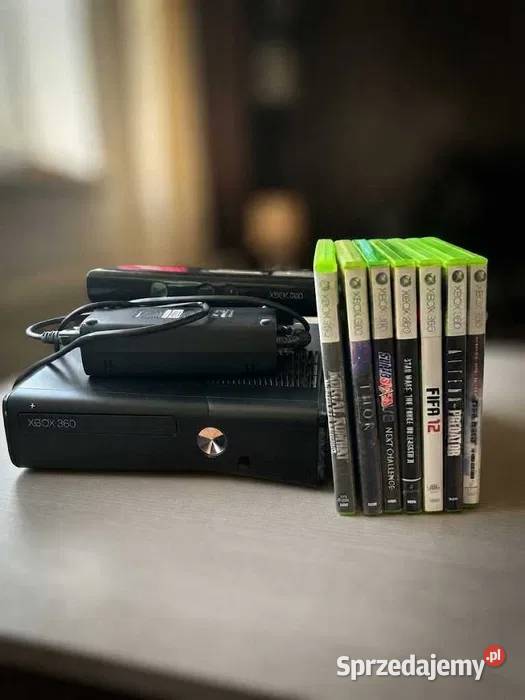 Konsola Xbox 360 Zestaw 7 Gier kinect Białystok