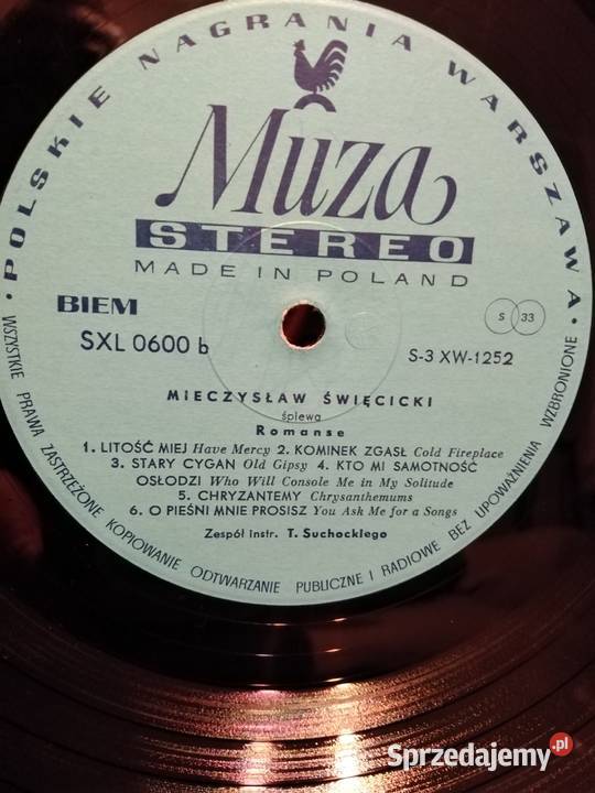 Mieczysław Święcicki Żółty Anioł 1970 Płyty i kasety Wałbrzych sprzedam