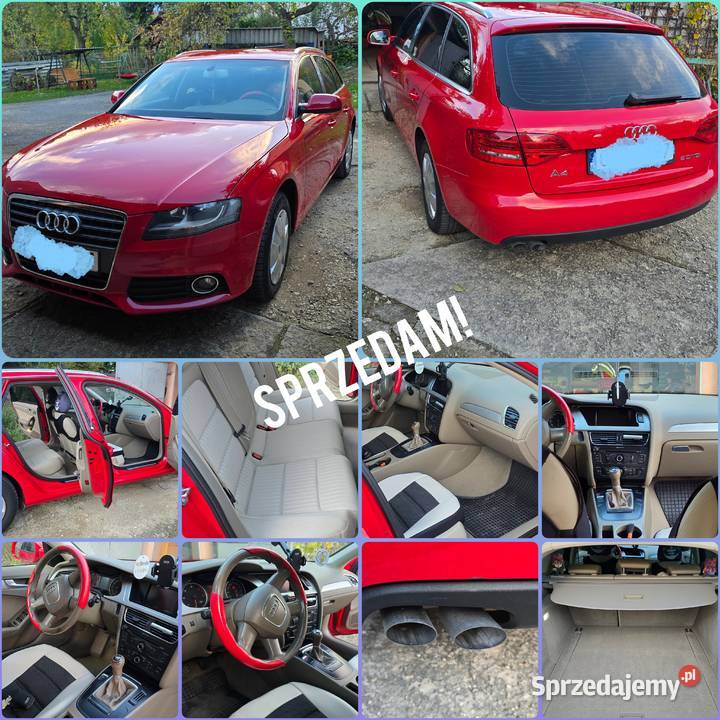 Audi A4 B8 20 TDI 2009r Rok produkcji 2009 opolskie Prudnik