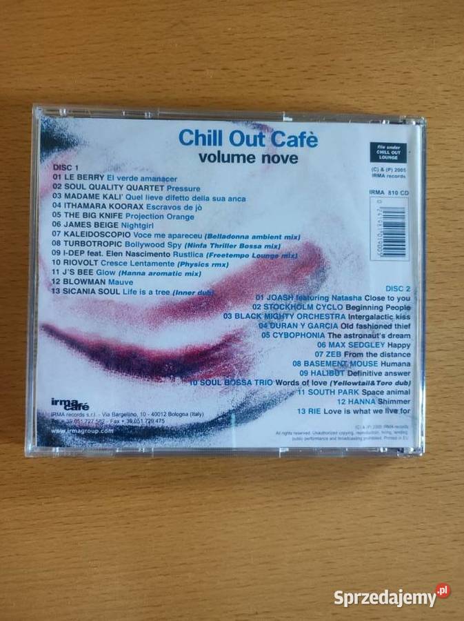 Chill Out Caf Volume Nove 2005 unikat muzyka cd Kielce