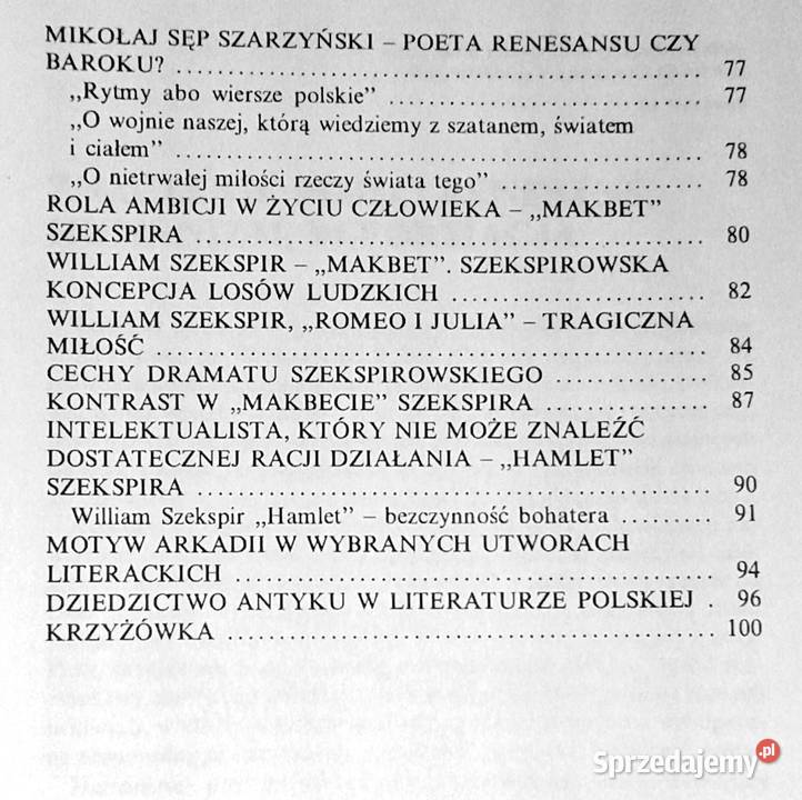 Ściąga z języka polskiego szkół średnich Chełm