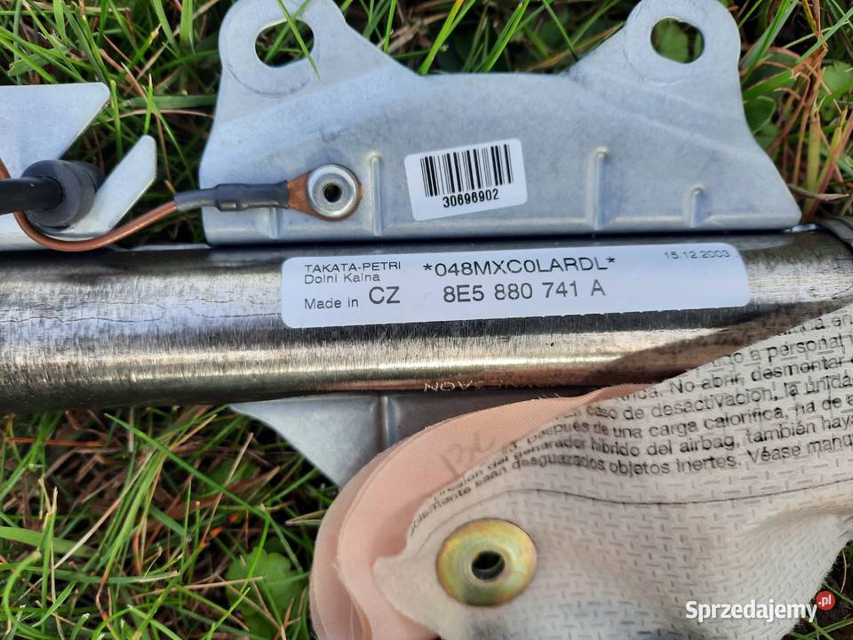 Kurtyna powietrzna Audi A4 B6 B7 Lewa Prawa Wyposażenie wnętrza śląskie