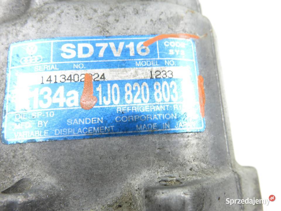 KOMPRESOR KLIMATYZACJI VW GOLF IV 19 TDI osobowe