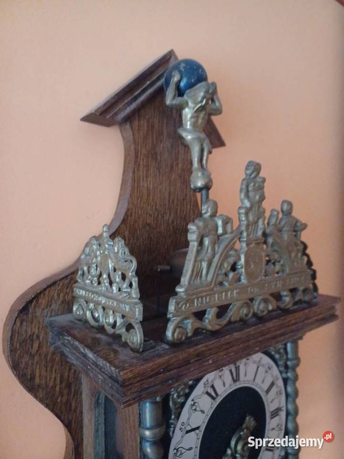 Piękny zegar duży Holender Poznań