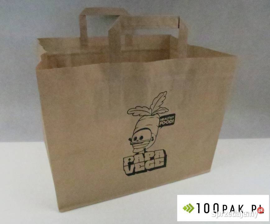 Torba cateringowa EKO szara z uszami z Twoim lubelskie