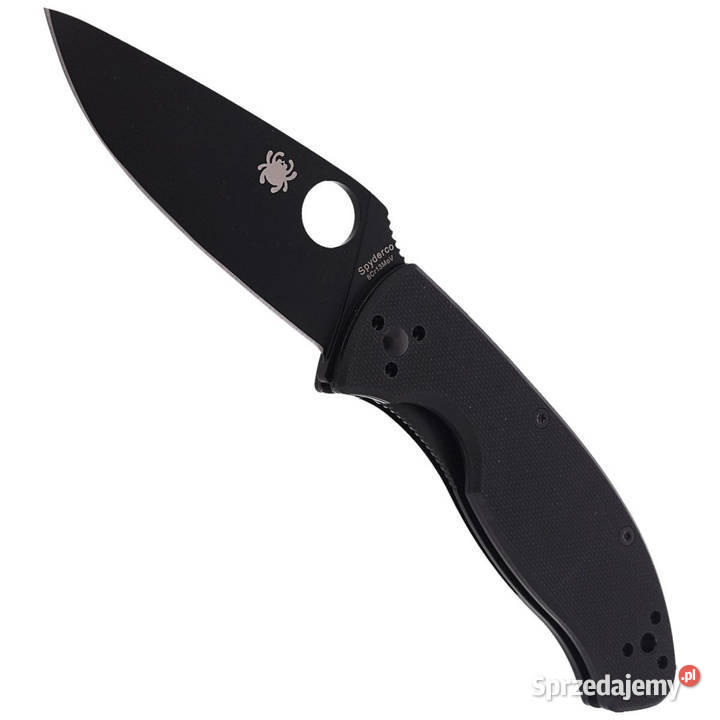 Nóż składany Spyderco Tenacious Black G10 Black Warszawa