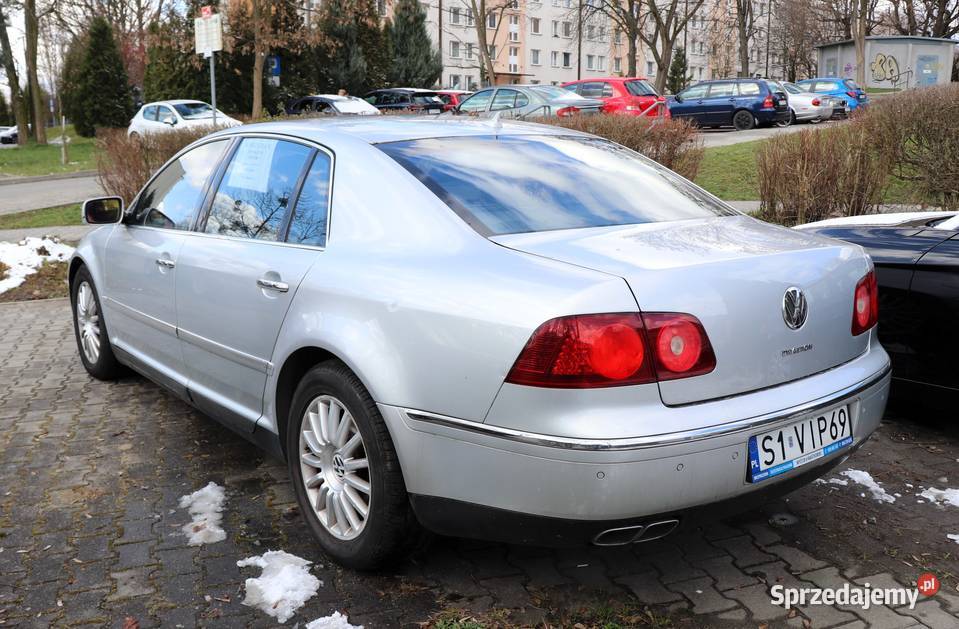 Volkswagen Phaeton wersja czteroosobowa podwójne srebrny Jastrzębie-Zdrój