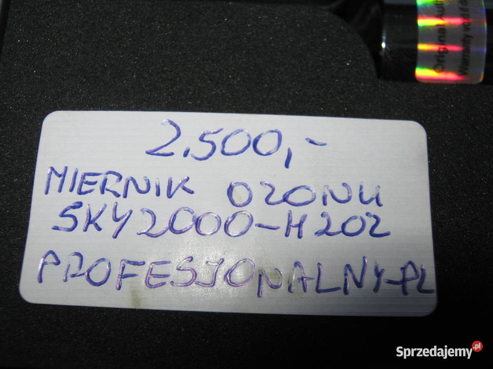 MIERNIK OZONU SKY2000H202 PROFESIONAL NOWY Nowy Sącz