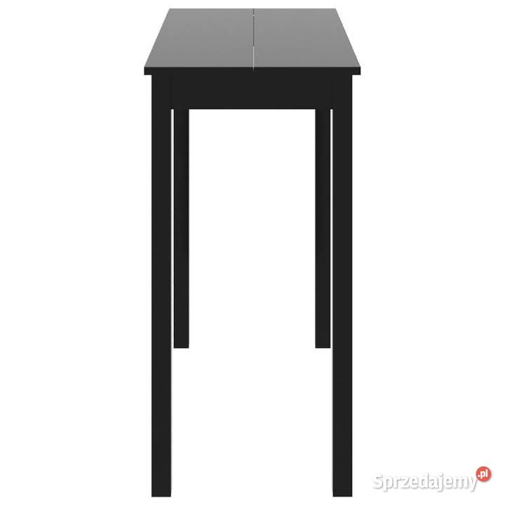 Stolik barowy z MDF czarny 115 x 55 x 107 Warszawa