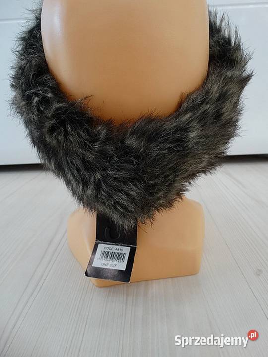 Opaska na Uszy Futrzana Zimowa Sztuczne Futerko Łomża