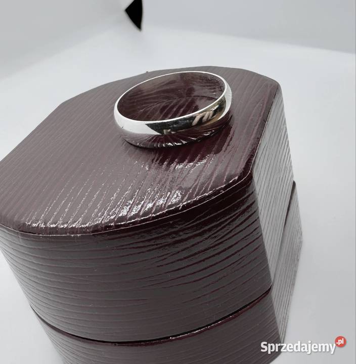 Nowa Rodowana Srebrna Obrączka pr 925 303g Elbląg