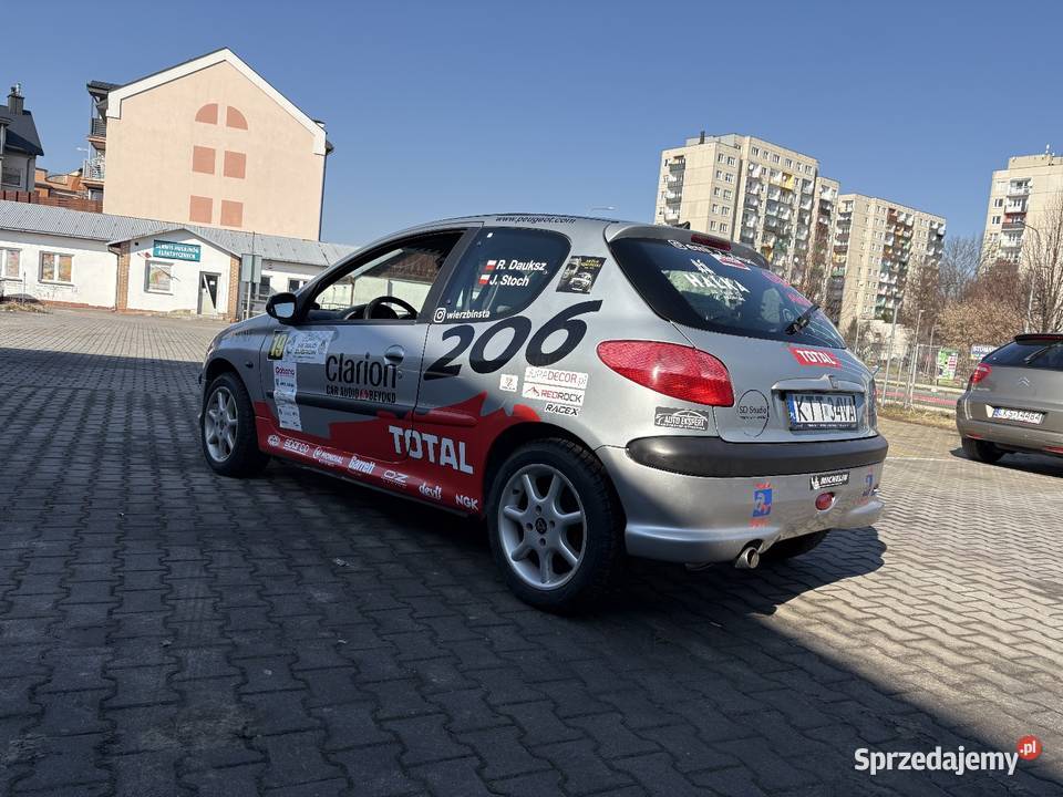 Peugeot 206 20B 140 przebieg 113 styl WRC immobilizer Zamość