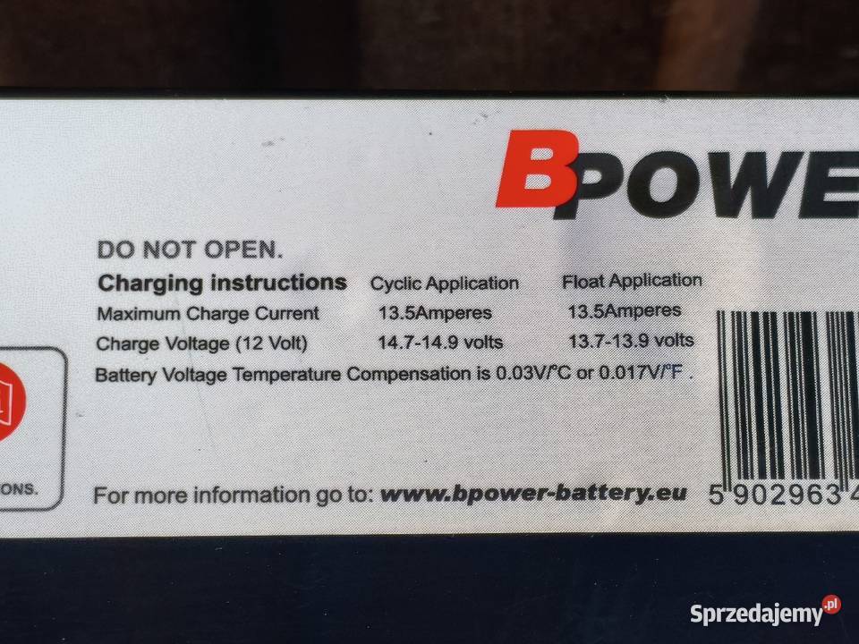 AKUMULATOR 12V 85Ah AGMVRLAŻELOWYDO kujawsko-pomorskie Trzeciewiec