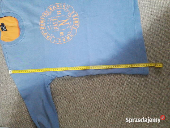 Bluza męska NAVY rozmiar L niebieska Bez kaptura mazowieckie Warszawa