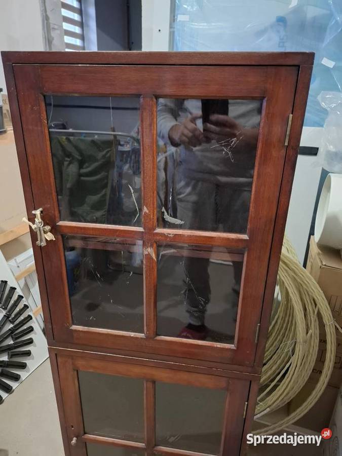 Witryna retro vintage 129cm Kajetany sprzedam