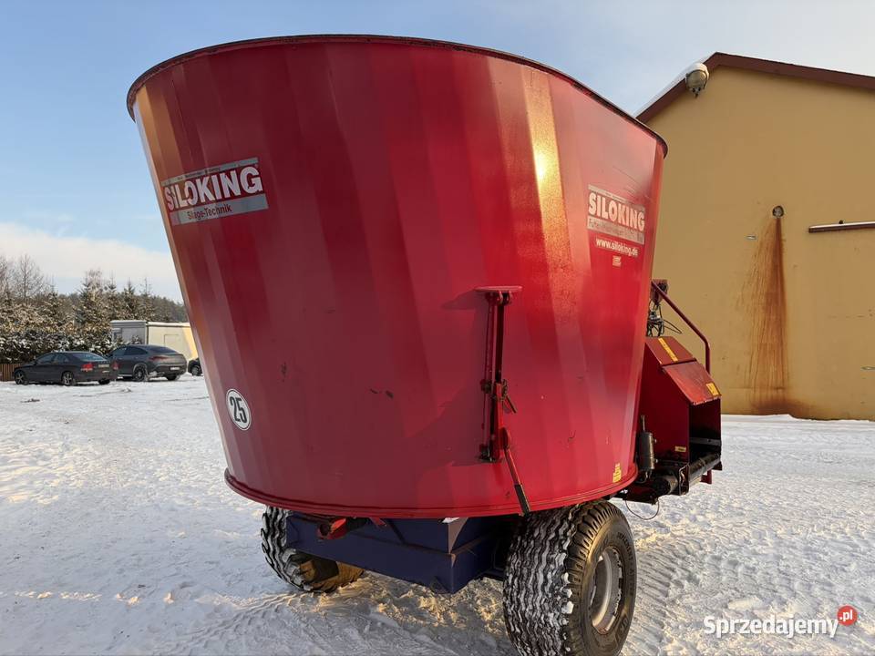 Wóz paszowy Siloking 9m3 paszowóz VM9 nieuszkodzony Myszyniec