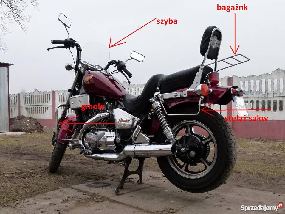 Gmole gmol Honda VT 800 Shadow 750 bagażnik Radomyśl Wielki sprzedam