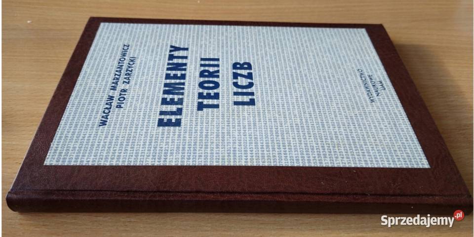Elementy teorii liczb Wacław Marzantowicz Piotr Gdańsk sprzedam