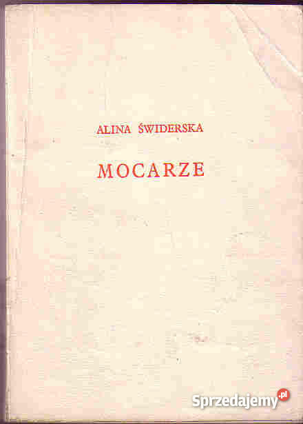 4173 MOCARZE OPOWIEŚĆ BIOGRAFICZNA WAGNER ALINA Czyrna sprzedam