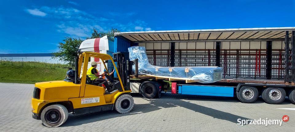 Relokacje ciężkich maszyn i urządzeń Załadunek Transport specjalistyczny Kraków