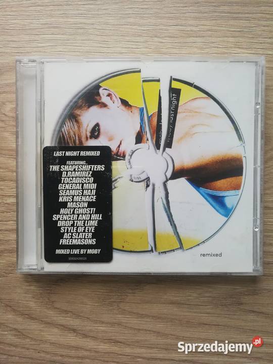 Moby Last night remixed Płyty i kasety Toruń