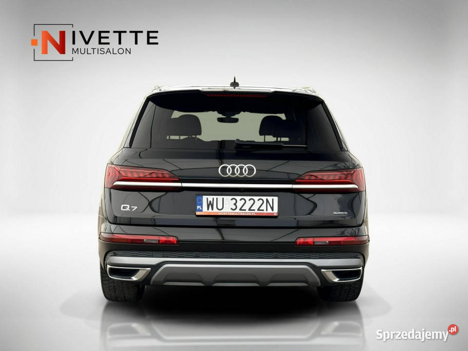 Audi Q7 30 45 TDI Quattro Tiptronic 231 Faktura czujnik zmierzchu Warszawa sprzedam