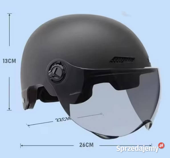 Kask rowerowy orzeszek z goglami Sport i Wypoczynek