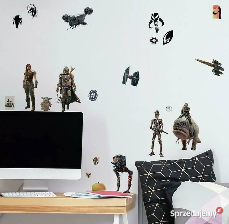 Star Wars Mandalorian Naklejki Winylowe na Mogilany