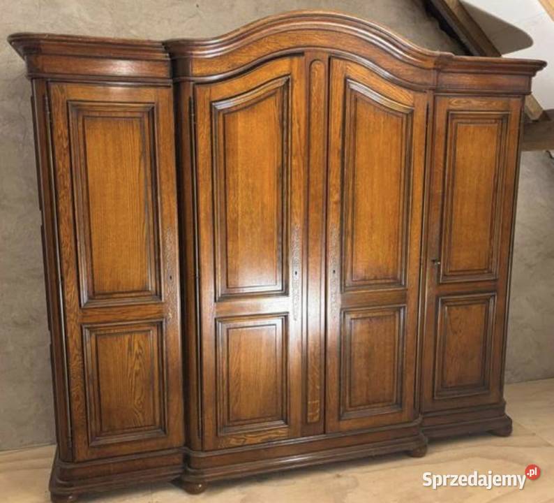 Solidna dębowa szafa czterodrzwiowa Ostrów Mazowiecka