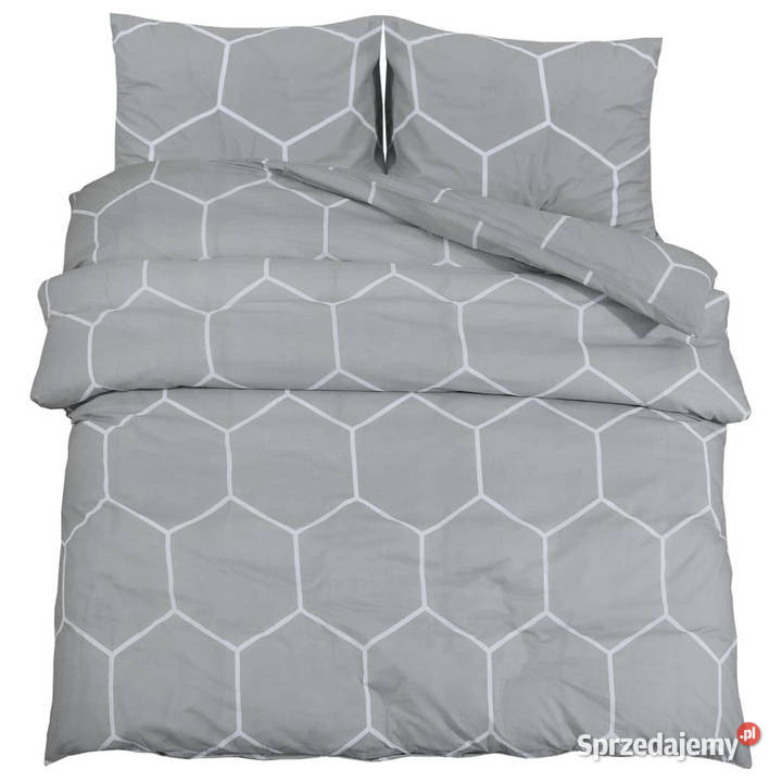 Zestaw pościeli szary 140x200 bawełna WM136447 Warszawa sprzedam