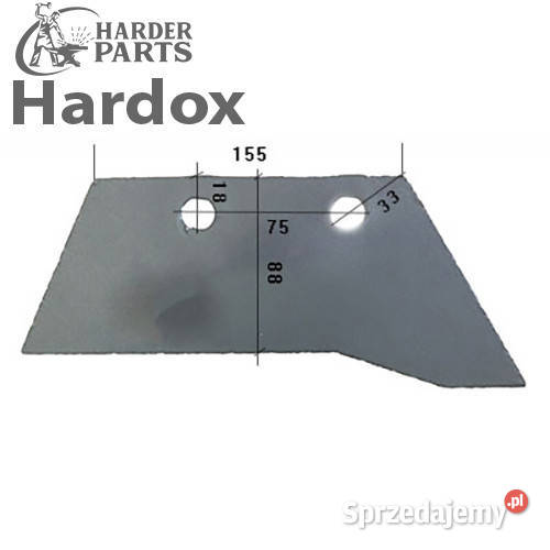 Lemiesz przedpłużka HARDOX 1847ZP części do Części zamienne Suwałki