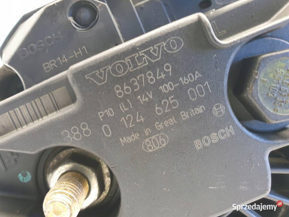 ALTERNATOR Volvo XC90 29 T6 160A 8637849 bosch Chełm